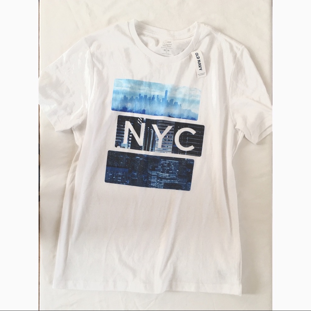 T shirt graphic screen print medium NYC NEW YORK